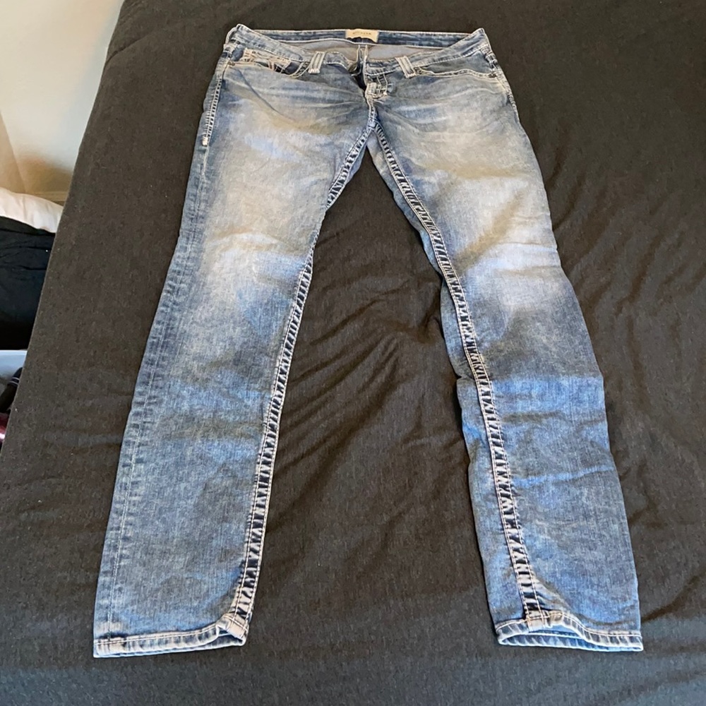 Big Star Skinny Buckle Jeans
